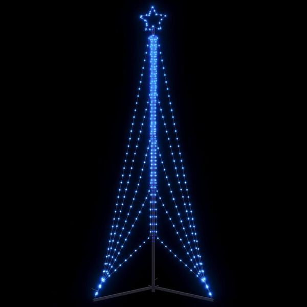 vidaXL Albero di Natale a LED 525 LED Blu 302 cm