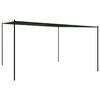 vidaXL Gazebo 4 x 3,98 x 2,67 m Verde Poliestere e Acciaio