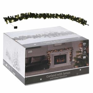 Ambiance Ghirlanda di Natale con 30 LED 270 cm