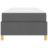 vidaXL Struttura del letto Grigio scuro 80 x 200 cm Tessuto