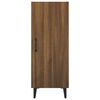 vidaXL Credenza Rovere Marrone 34,5x34x90 cm in Legno Multistrato