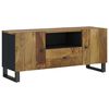 vidaXL Mobile TV 105x33,5x46cm Legno Massello Mango Legno Multistrato