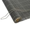 vidaXL Tenda a rullo Grigio 80 x 220 cm Bamb&ugrave;