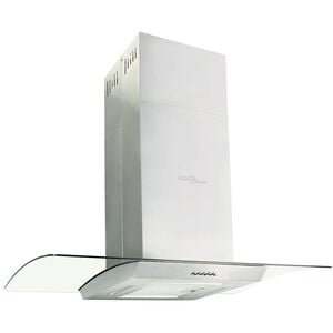 vidaXL Cappa a Isola 90 cm Acciaio Inossidabile 756 m&sup3;/h LED