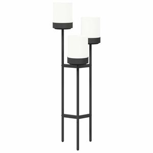 vidaXL Supporto per Fiori Bianco 42 x 39,5 x 125 cm