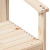 vidaXL Set Salotto da Giardino 3 pz in Legno Massello di Pino