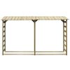 vidaXL Doppio Capannone per Legname 300x44x176cm Legno Pino Impregnato