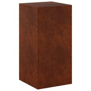vidaXL Supporto per piante Ruggine 40 x 40 x 80 cm Acciaio Corten