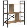vidaXL Libreria Rovere artigianale 75 x 30 x 91 cm Legno multistrato
