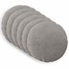 vidaXL Federa 6 pcs HEERLEN Grigio Chiaro &Oslash; 30 cm corduroy
