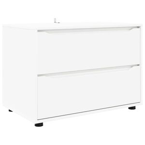 vidaXL Armadio Bianco 80 x 48 x 57 cm Legno multistrato