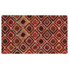 vidaXL Runner Tappeto MARSA Multicolore 100 x 200 cm Poliestere e PVC
