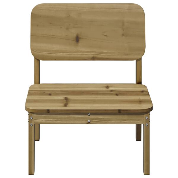 vidaXL Sedie da Giardino 2 pz 60x52,5x72cm in Legno di Pino Impregnato