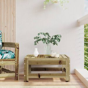 vidaXL Poggiapiedi da Giardino in Legno Impregnato di Pino