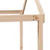 vidaXL Letto a Soppalco con Tetto 90x200 cm in Legno di Pino