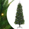 vidaXL Albero di Natale con 300 LED con supporto Verde 240 cm PE