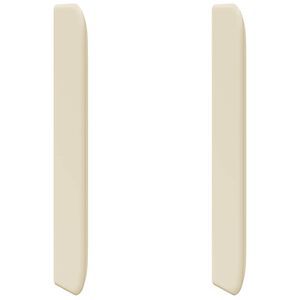 vidaXL Orecchia della Testata Crema 80 x 16 x 4 cm PVC