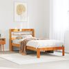 vidaXL Letto senza Materasso Marrone Cera 90x200 cm Legno di Pino