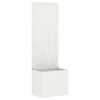 vidaXL Schermo per privacy in giardino Traforo Bianco 50 x 32 x 150 cm