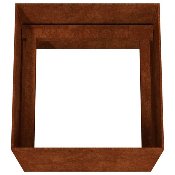 vidaXL Fioriera 40x41x40 cm in Acciaio Corten