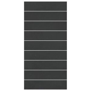 vidaXL Telo per Fondo Piscina Regolabile Nero 999 x 500 x 0,1 cm