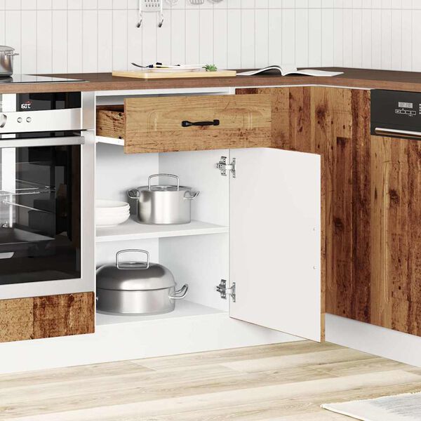 vidaXL Base da Cucina Kalmar Legno Vecchio in Legno Multistrato