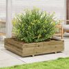 vidaXL Fioriera da Giardino 100x100x26,5 cm Legno di Pino Impregnato