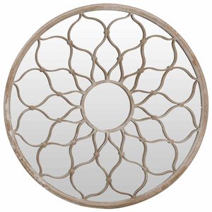 vidaXL Specchio Sabbia 40x3 cm Rotondo in Ferro per Uso Interno
