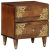 vidaXL Armadio da Notte Marrone miele 40 x 33 x 46 cm