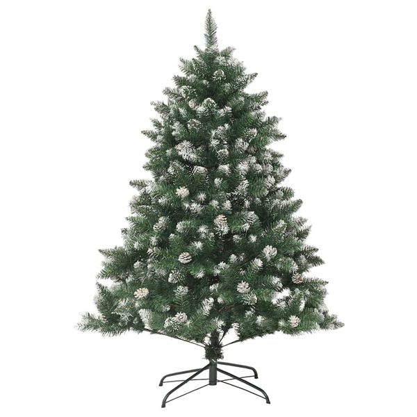 vidaXL Albero di Natale artificiale con 150 LED Verde 150 cm