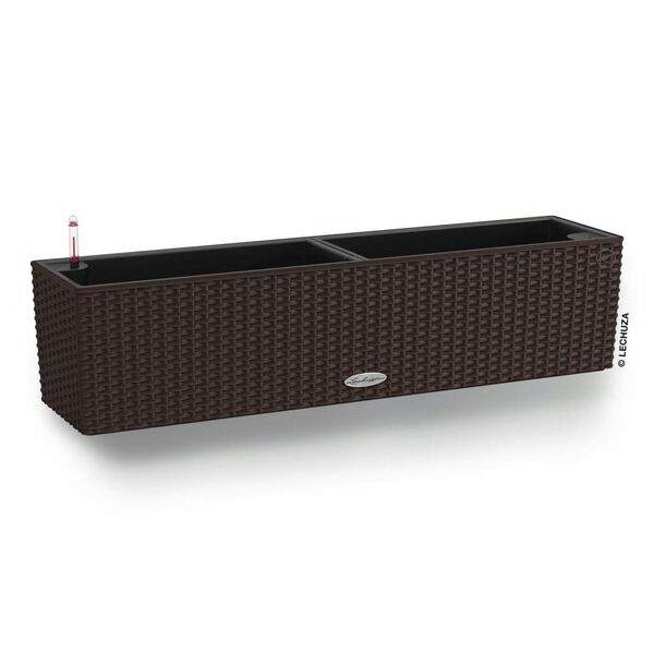 LECHUZA Fioriera BALCONERA Cottage 80 ALL-IN-ONE Moca