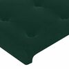 vidaXL Giroletto senza Materasso Verde Scuro 80x200 cm in Velluto