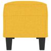 vidaXL Panca Giallo Chiaro 100x35x41 cm in Tessuto