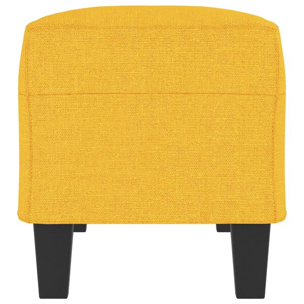 vidaXL Panca Giallo Chiaro 100x35x41 cm in Tessuto