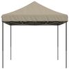 vidaXL Tenda da Festa Pieghevole Pop-Up Tortora 292x292x315 cm
