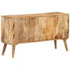 vidaXL Credenza in Legno Massello di Mango 110x30x60 cm