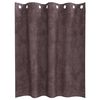 vidaXL Tende in Velluto con tende 2 pcs Marrone 140 x 140 cm Velluto