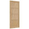vidaXL Porta Interna ORKDAL Marrone 83 x 202 cm Legno compensato