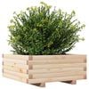 vidaXL Fioriera da Giardino 60x60x26,5 cm in Legno Massello di Pino