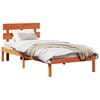 vidaXL Struttura del letto Marrone 90 x 200 cm Legno massello di pino