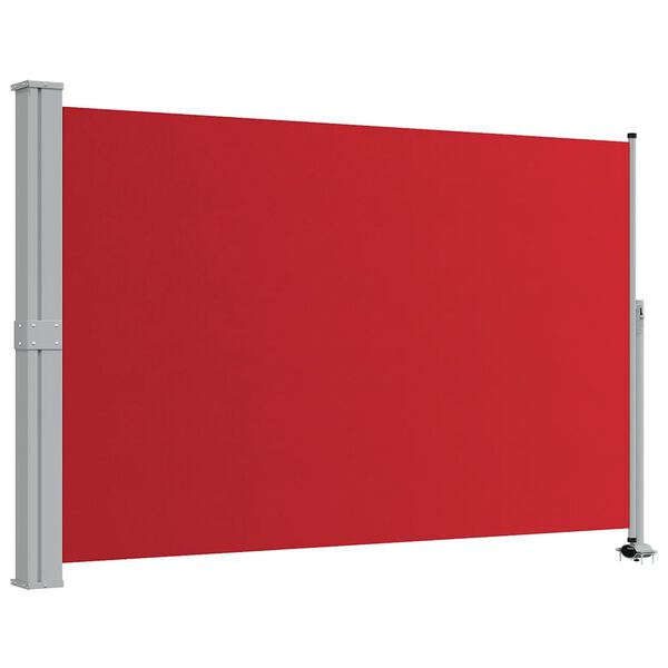 vidaXL Tenda Laterale Retrattile per Patio 160x300 cm Rossa