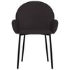 vidaXL Sedie da Pranzo 2 pz Nere in Similpelle