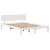 vidaXL Giroletto con Cassetti Bianco 140x190 cm Legno Massello di Pino