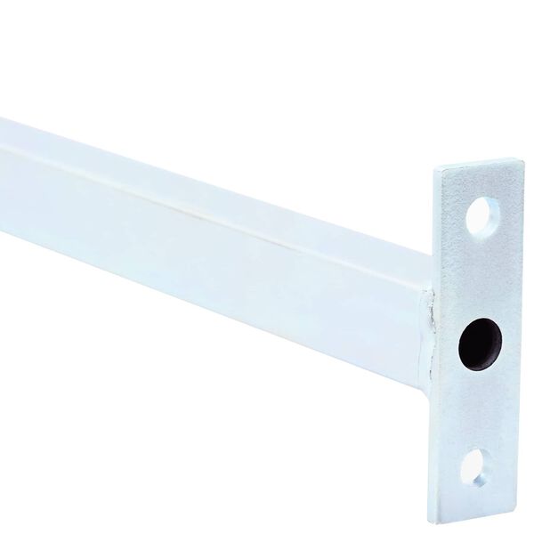 vidaXL Barra di Sicurezza Regolabile per Finestra 6 pcs Argento