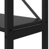 vidaXL Libreria Rovere Nero 40 x 30 x 189,5 cm Legno multistrato