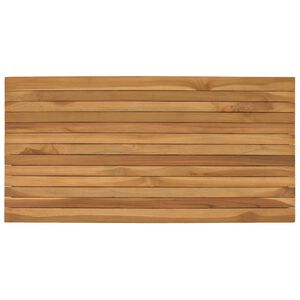 vidaXL Piano del tavolo 100 x 50 x 3,5 cm Rettangolare Naturale