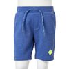 Pantaloncini per Bambini con Coulisse Blu M&eacute;lange 104