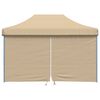 vidaXL Tenda Party Beige 279 x 410 x 315 cm Tessuto Oxford