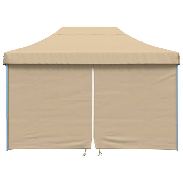 vidaXL Tenda Party Beige 279 x 410 x 315 cm Tessuto Oxford