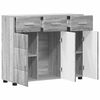 vidaXL Credenza Grigio Sonoma 88,5 x 30,5 x 73 cm Legno multistrato